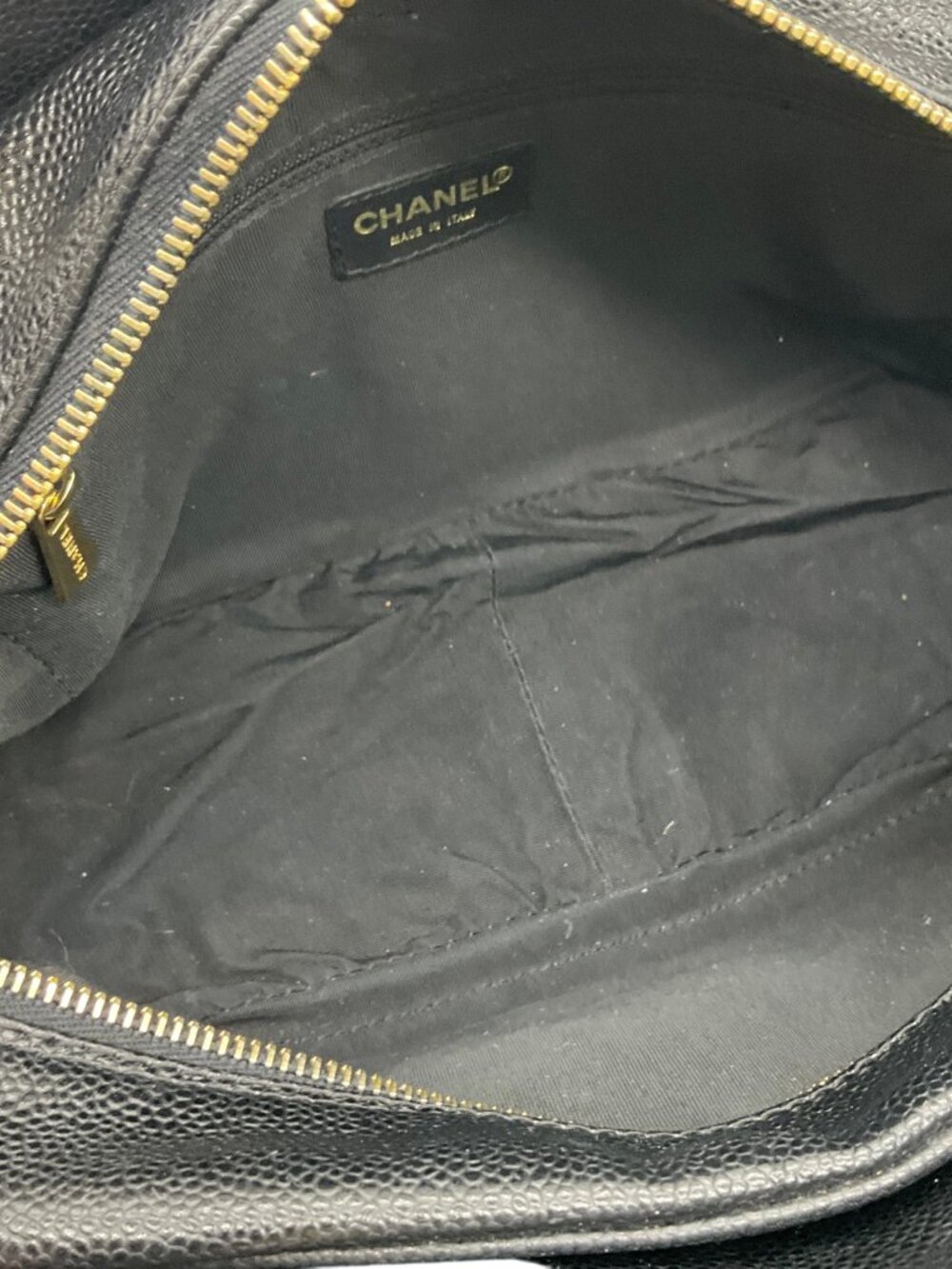 Chanel Black Caviar Petite Timeless Tote - Picture 9 of 9